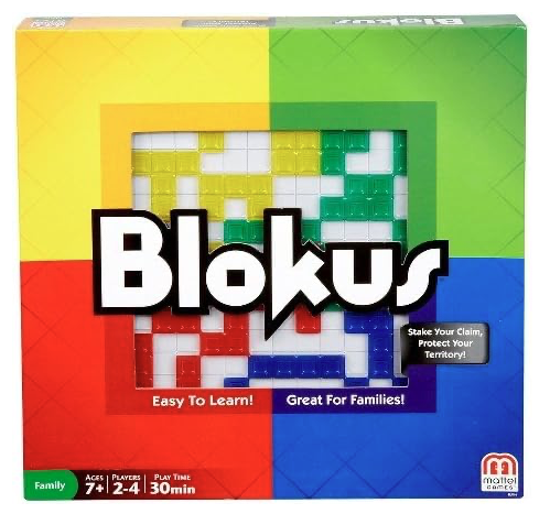 Blokus – Strategiespiel mit farbigen Legesteinen für 2–4 Spieler