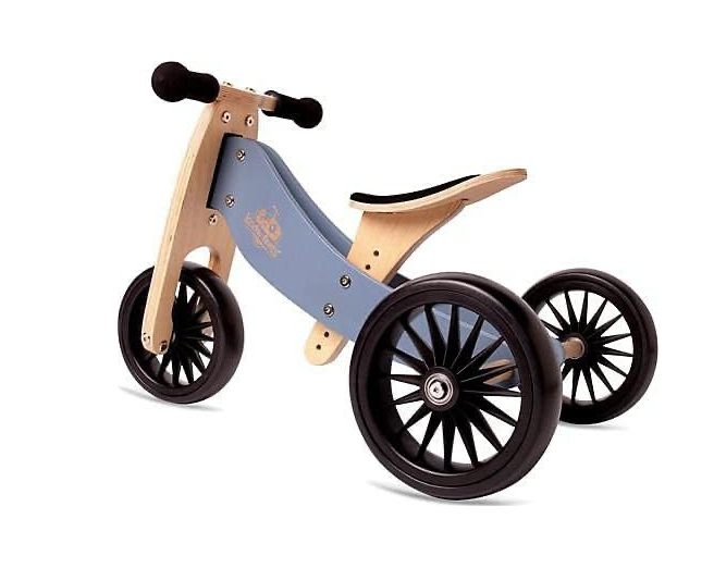 Kinderfeets Tiny Tot \u2013 Laufrad und Dreirad aus Holz in einem