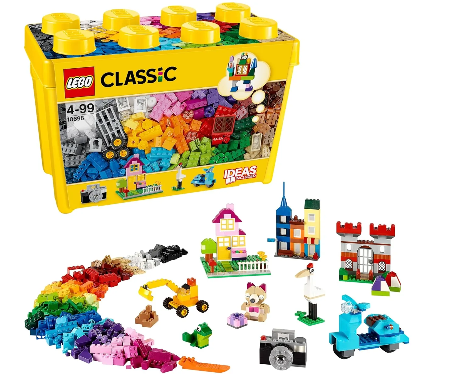 LEGO Classic Kreativ-Bausteine – loser Steinemix zum freien Bauen