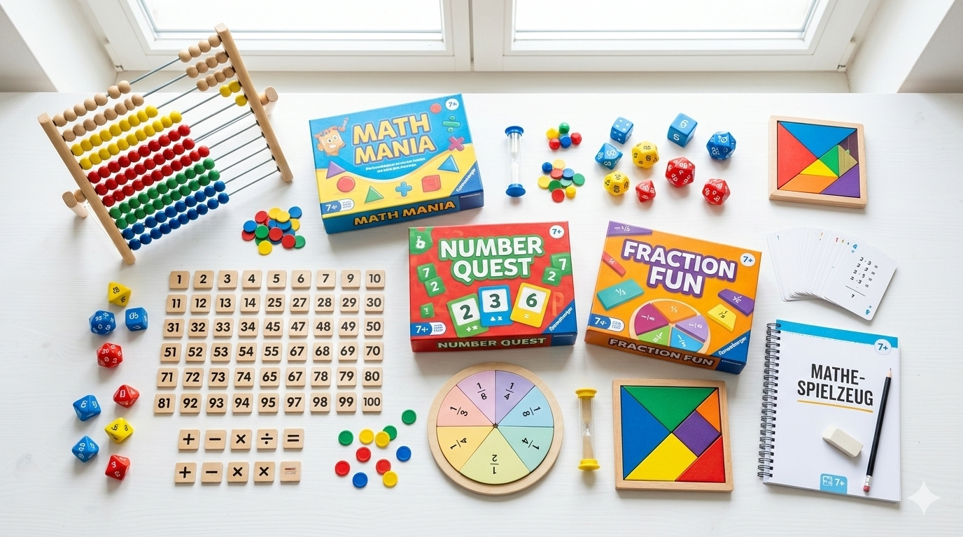 Mathe-Spielzeug ab 7 Jahren: Die besten Spiele für mathematische Fähigkeiten 2026