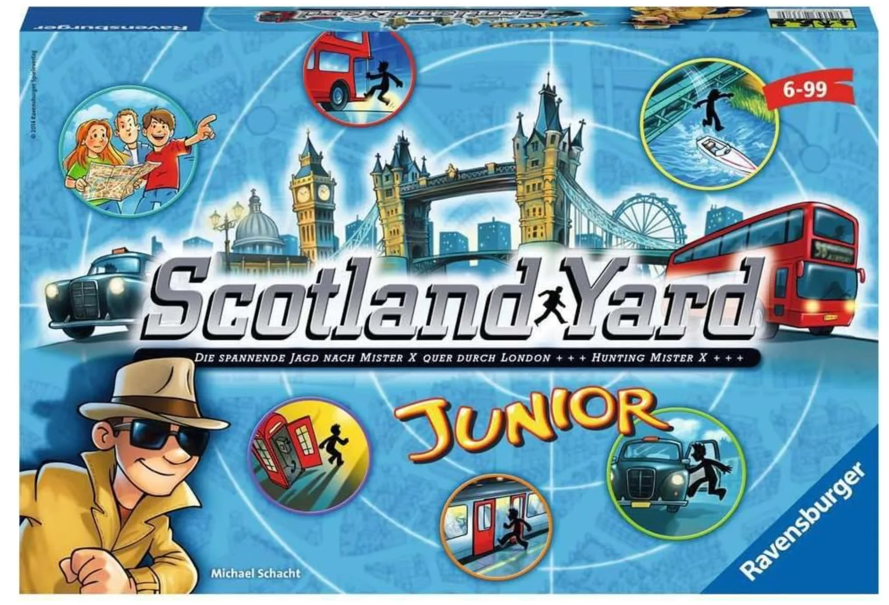 Ravensburger Scotland Yard Junior – Detektiv-Brettspiel für Kinder
