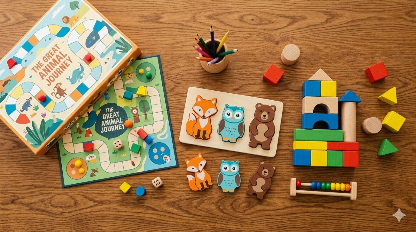 Kinderspiele im Innenbereich fördern wichtige Fähigkeiten wie Feinmotorik, Konzentration und soziale Kompetenz – hier sind die besten Empfehlungen.